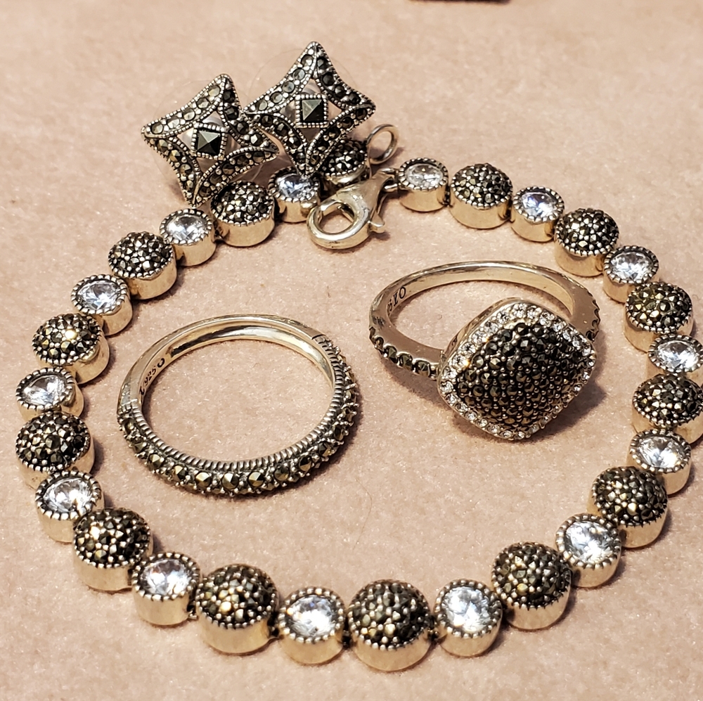 Judith Jack Sterling Silver Set